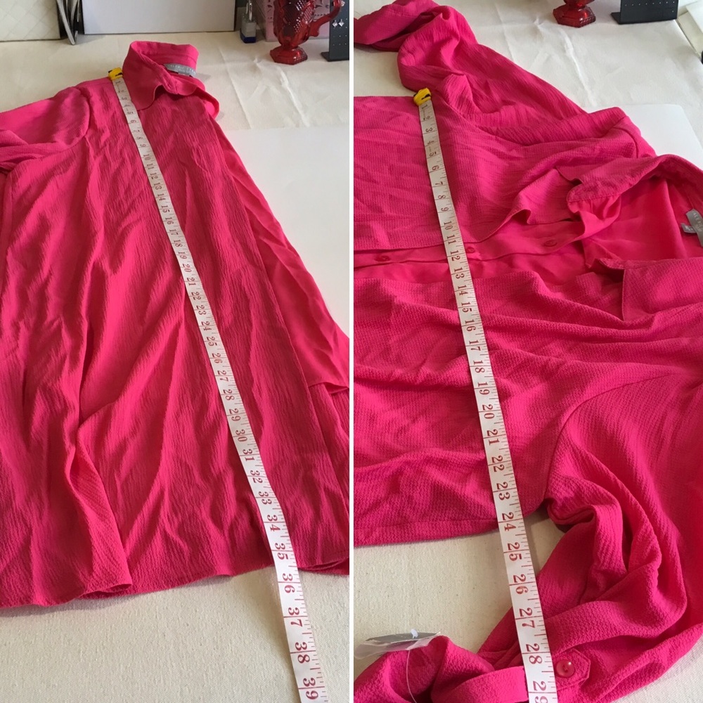 New Valerie Stevens double layered button tunic 1X. F - Picture 3 of 8